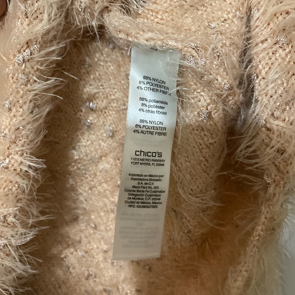 Chico’s Luxurious Fuzzy Sweater, has shimmer! - Picture 10 of 13